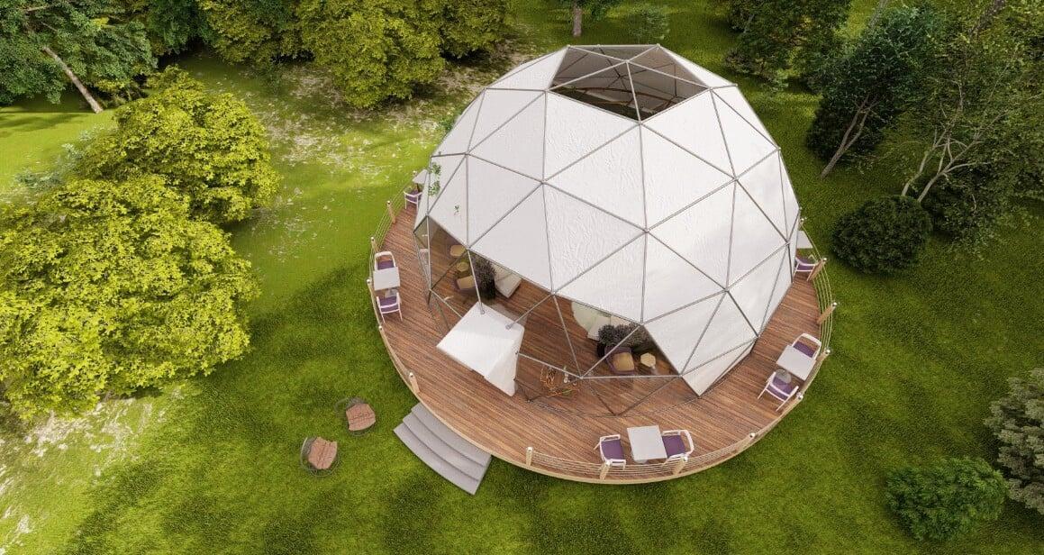 Lavender Dome Hotel Project render